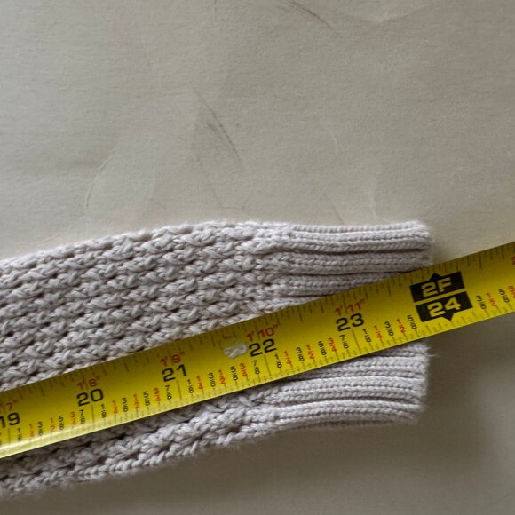 Rock & Republic Womens Mesh Tan Sweater XS Studded Brown Knit Lightweight Hi-Low - Picture 11 of 11